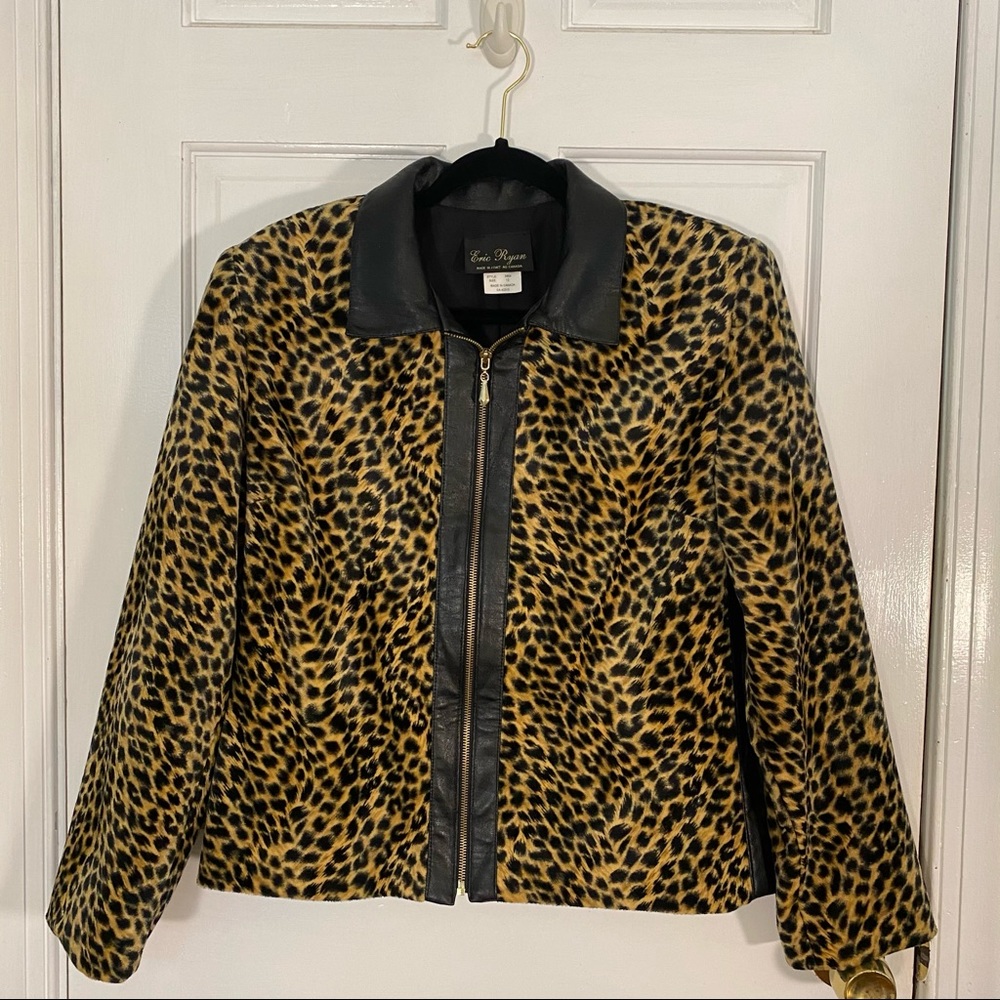 Eric Ryan leopard jacket